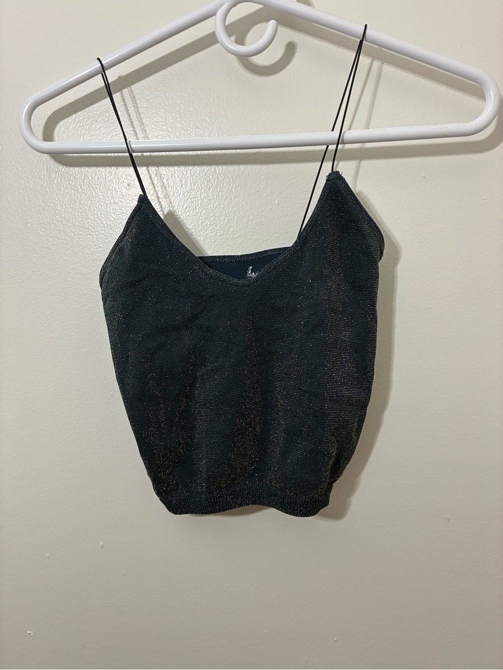 Free People Intimately Sparkly Cropped Tank Size XS/S